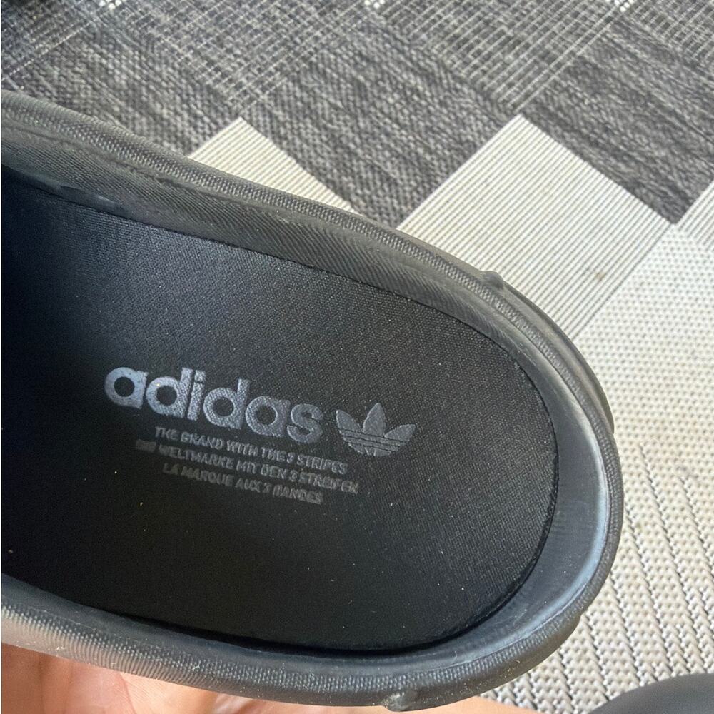 ADIDAS Stan Smith Adifom Mules in Black Womens 9 Chunky Platform Slip-On Shoes - Picture 7 of 7